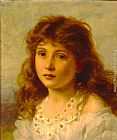 Sophie Gengembre Anderson Canvas Paintings - Young Girl